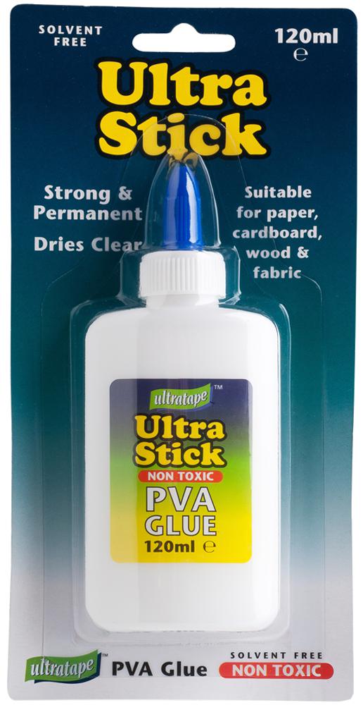 Ultra Stick PVA 120ml Bottle Carded