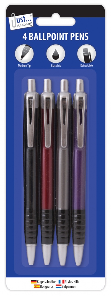 4 Ball Point Pens