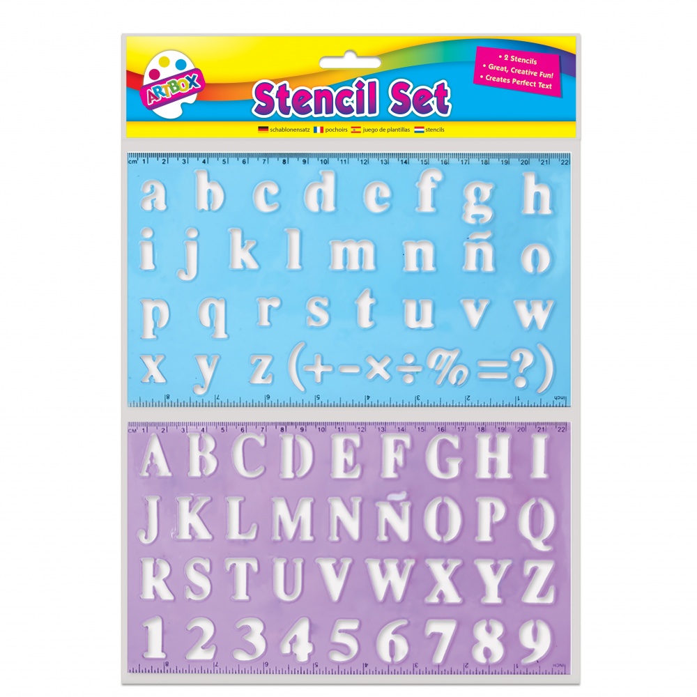 Alphabet Stencil Set