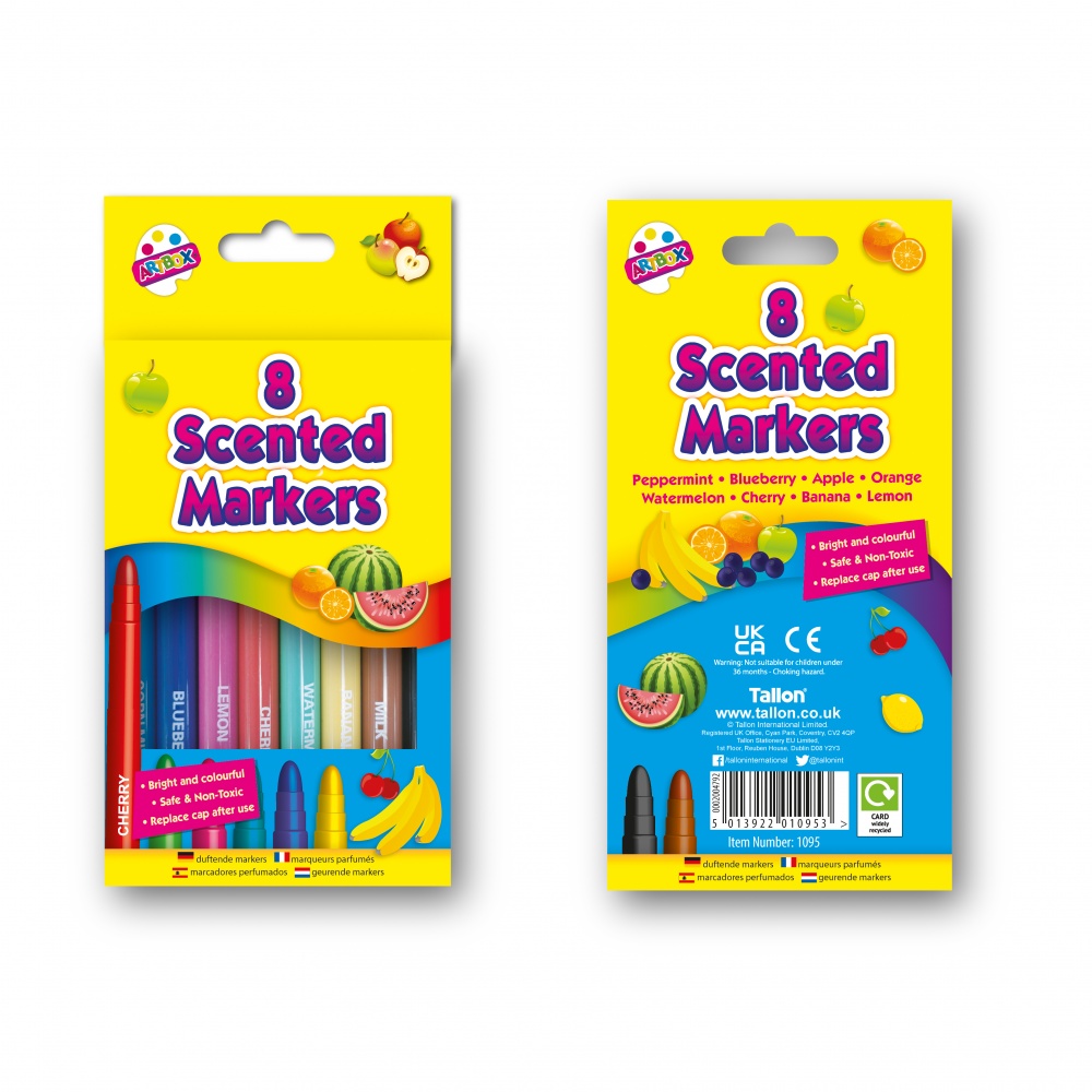 8 Scented thick Jumbo Markers