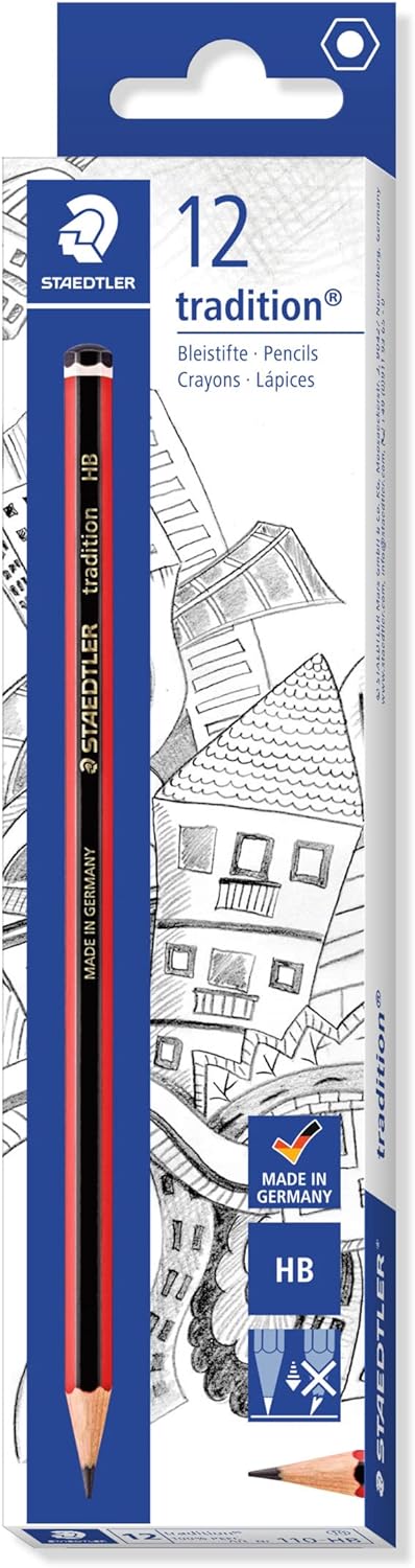 DEG Tradition Pencils, HB  Pack of 12