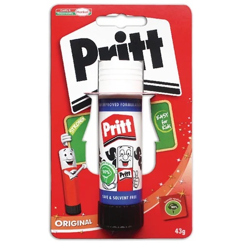 Large Pritt Stick, 43gm, Hanging Card