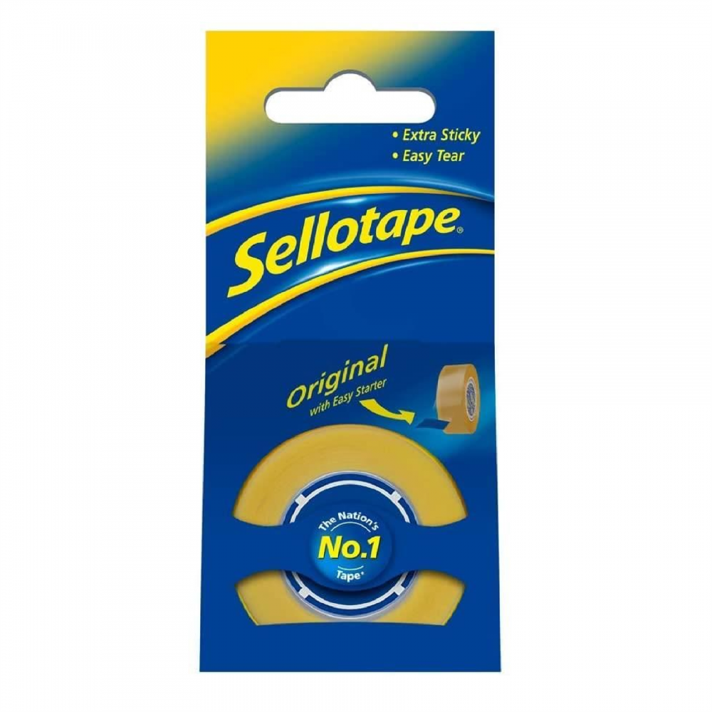 Sellotape Original, 18mmx25m Sleeve Pack