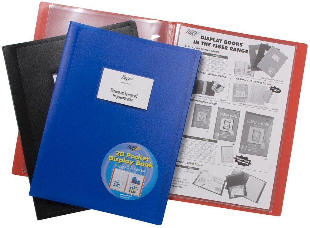 A4 20 pockets Presentation Display Book