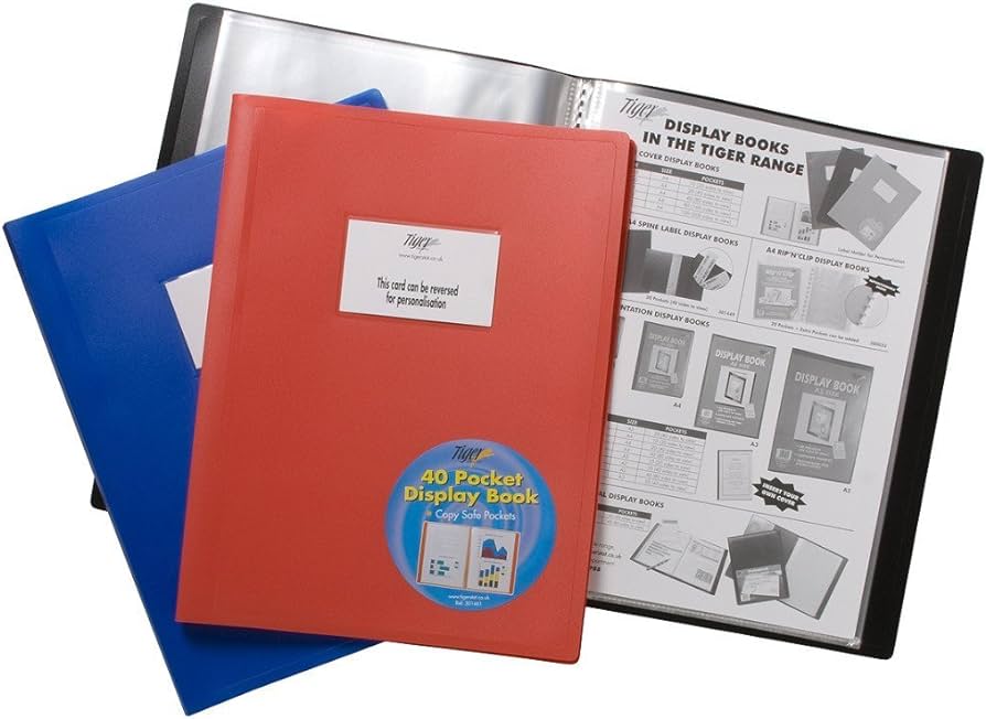 A4 40 pockets Presentation Display Book