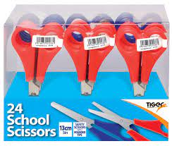 13cm School Safety Scissors, Rounded Tips, Display