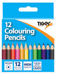 12 Half Size Colour Pencils