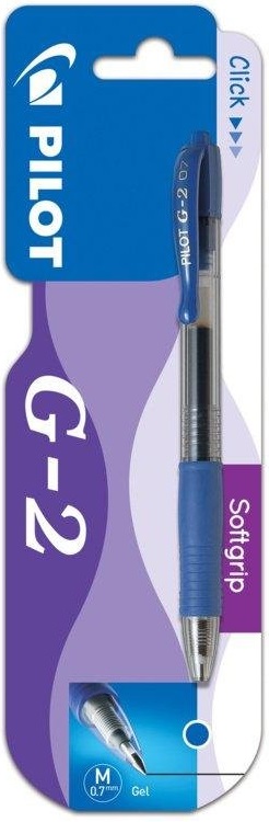 Pilot G2 Retractable Grip Gel Ink Rollerball Blue