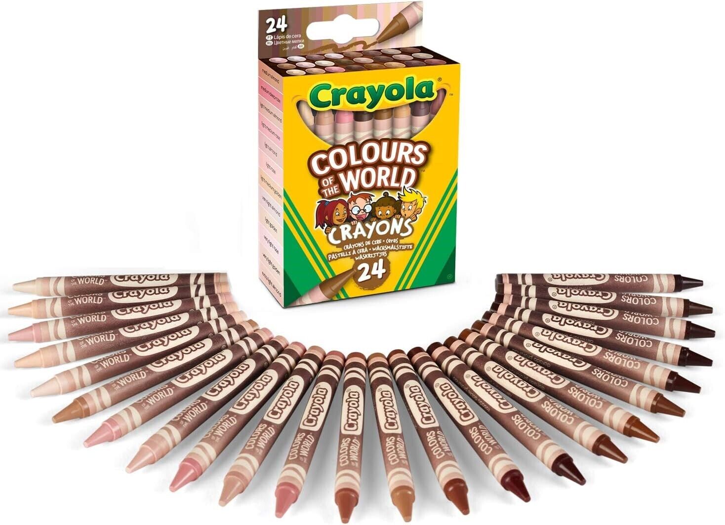 Crayola 24 Colours of the World Crayons