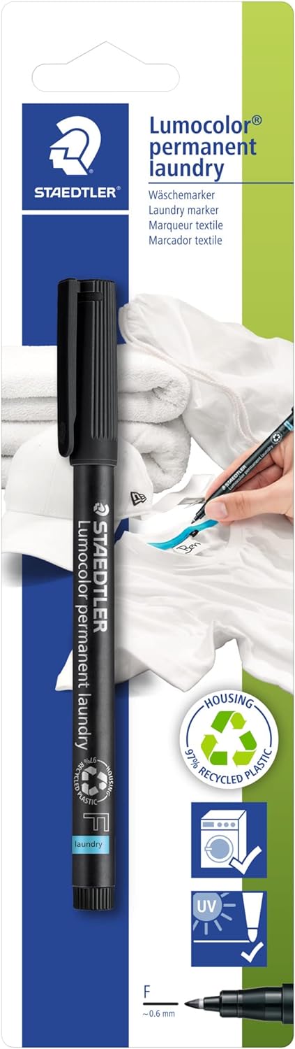 Staedtler Permanent Laundry Marker Pack of 10