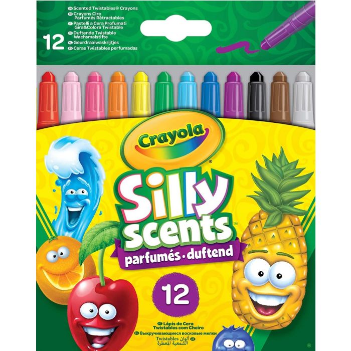 12 Crayola Silly Scents Twistable Crayons