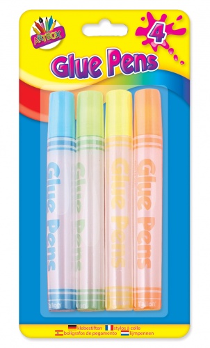 4 x 50ml Water based glue Pens