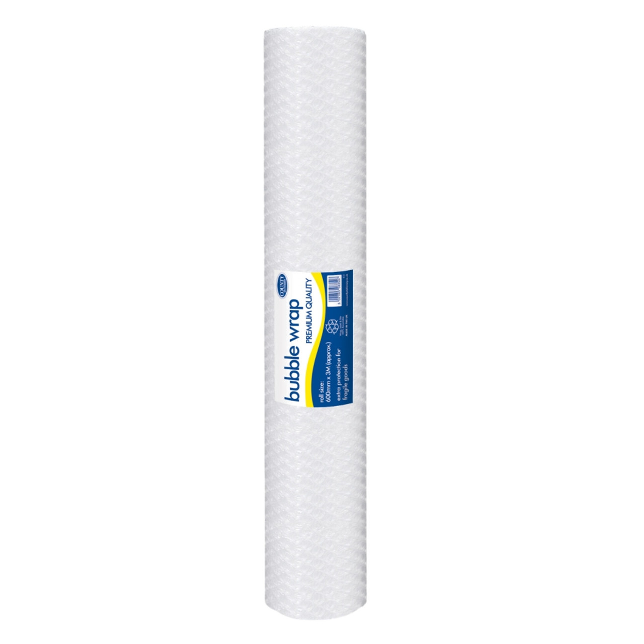 ParcelWrap Clear Bubble Wrap Roll 600mmx3M