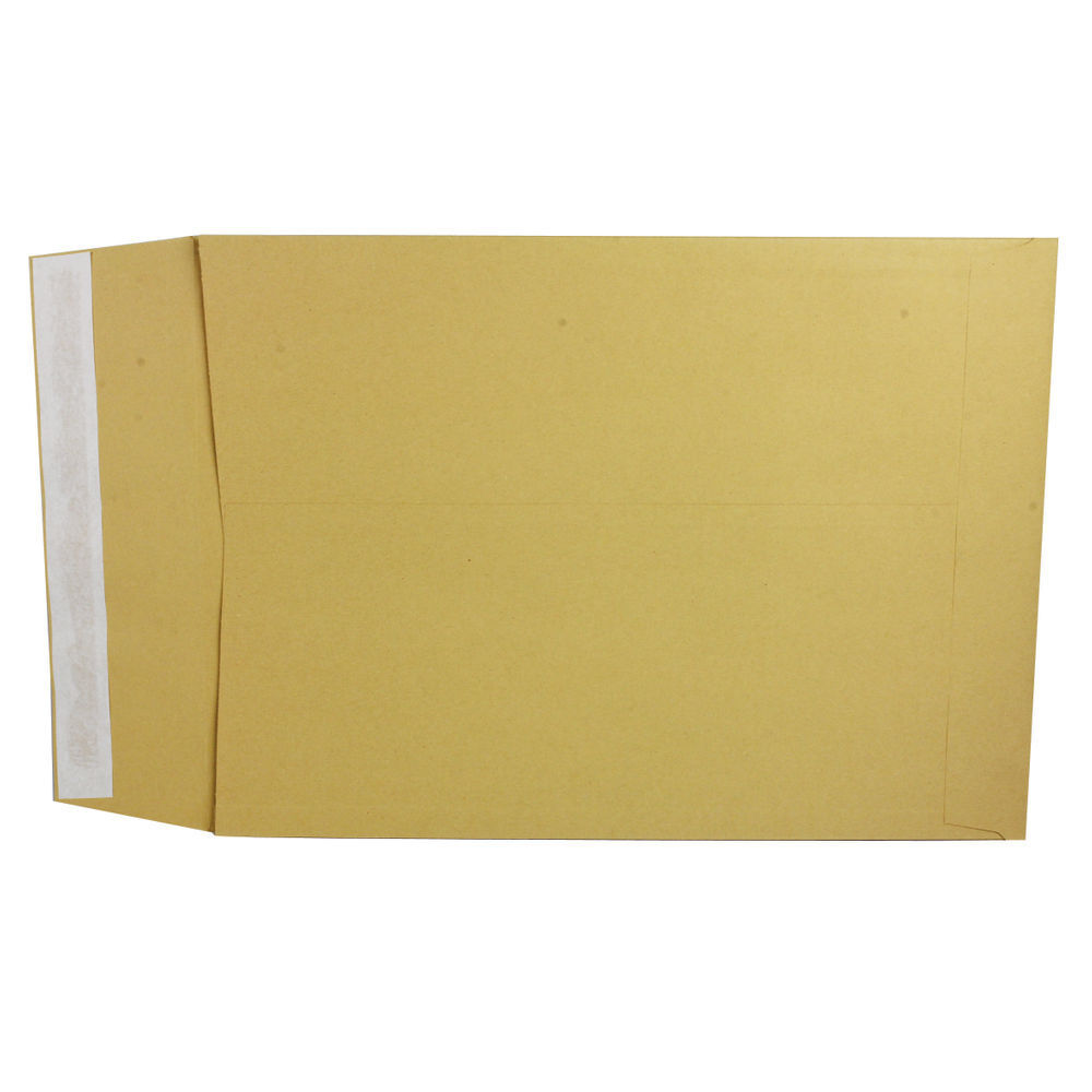 Peel Seal 162x229mm (C5) Manilla Brown Envelopes, (Ribbed-110gsm)