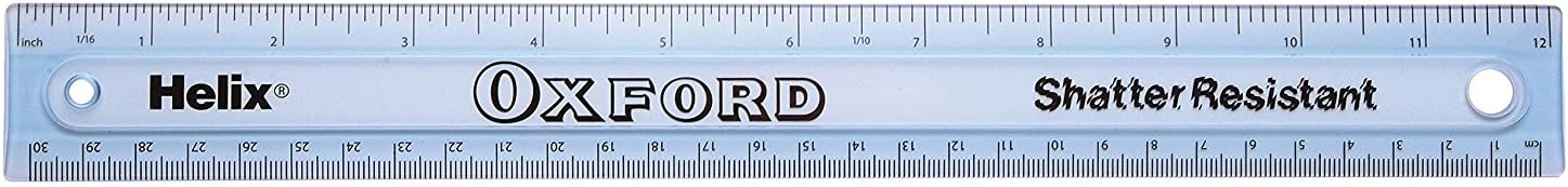 30cm Helix Oxford Shatter Resistant Ruler