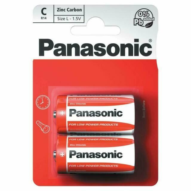 Panasonic Zinc C 2x Carded Batteries